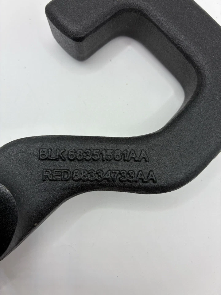 2021-2025 Jeep Gladiator Black OEM Rear Tow Hook 68351561AA - Image 2 of 3