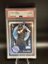 2024 Bowman Elly De La Cruz Chrome AI Insert Reds RC ROOKIE PSA 10  MP
