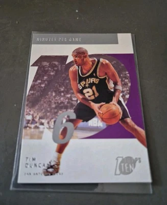 TIM DUNCAN NBA CARD TOPPS 2002-03 TOPPS TEN # 96 SAN ANTONIO SPURS - Bild 1 von 4