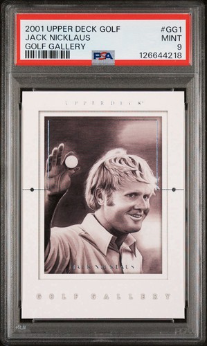 JACK NICKLAUS PSA 9 MINT 2001 UPPER DECK GOLF GALLERY #GG1 THE GOAT 🐐