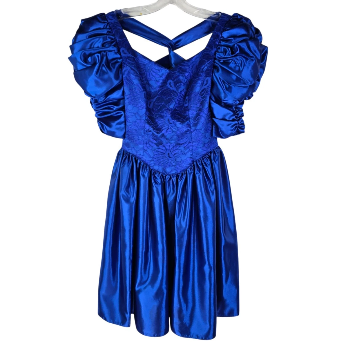 Polyester Prom 1980s Vintage Dresses for Women for sale