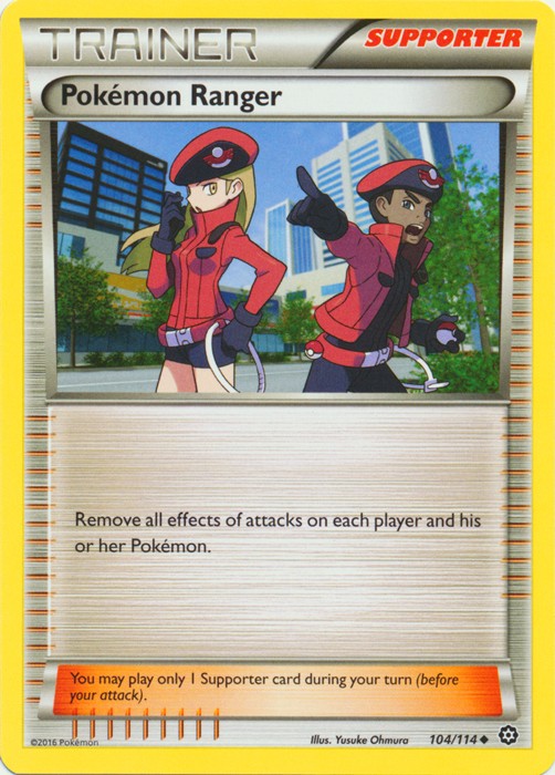 Pokemon Ranger - 104/114 - Uncommon - Heavily Played