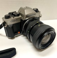 CHINON CM-7 SLR 35MM CAMERA ZOOM 35-70MM CHINON Macro lens