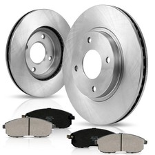 Front Disc Rotors and Ceramic Brake Pads for ...