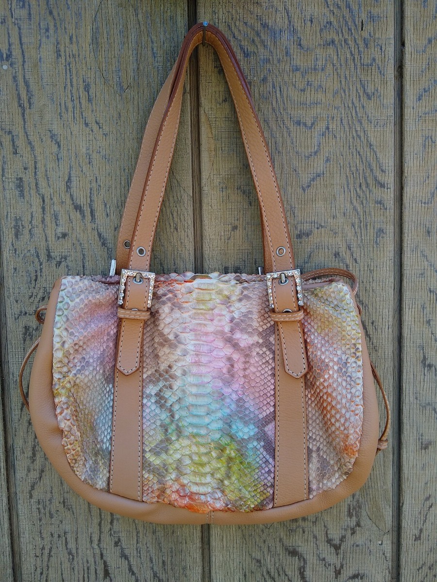 Real Python Multicolored Small Adjustable Straps w/ Rhinestone