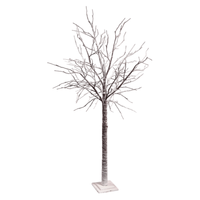 KüNstlicher, Blattloser Winter-Deko-Baum Beschneit 210 Cm Hoch X 100 Cm Breit