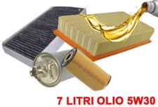 KIT 4 FILTRI TAGLIANDO OLIO 5W30 MERCEDES CLASSE C 220 270 CDI W203 DAL 2000