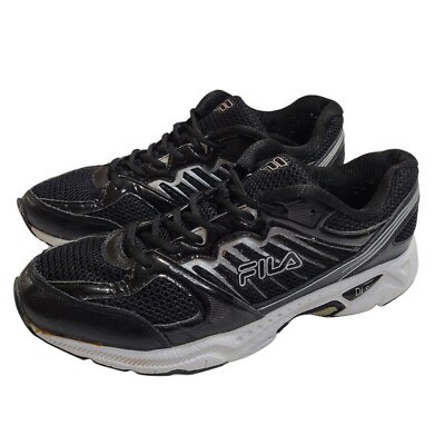 Fila Tempo Running Shoes Black/Silver Size 13 Men s