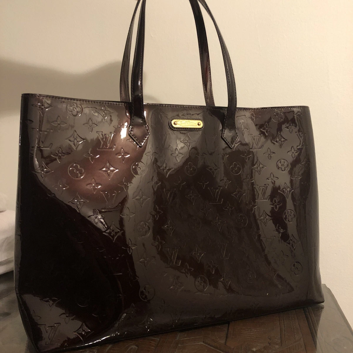 Louis Vuitton Monogram Vernis Wilshire Tote mm