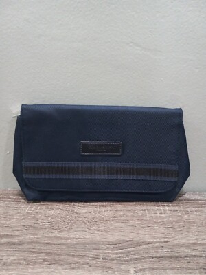 GIORGIO ARMANI FRAGRANCES BLUE TRAVEL SIZE BAG MENS ELEGANT KIT POUCH NEW W HOOK