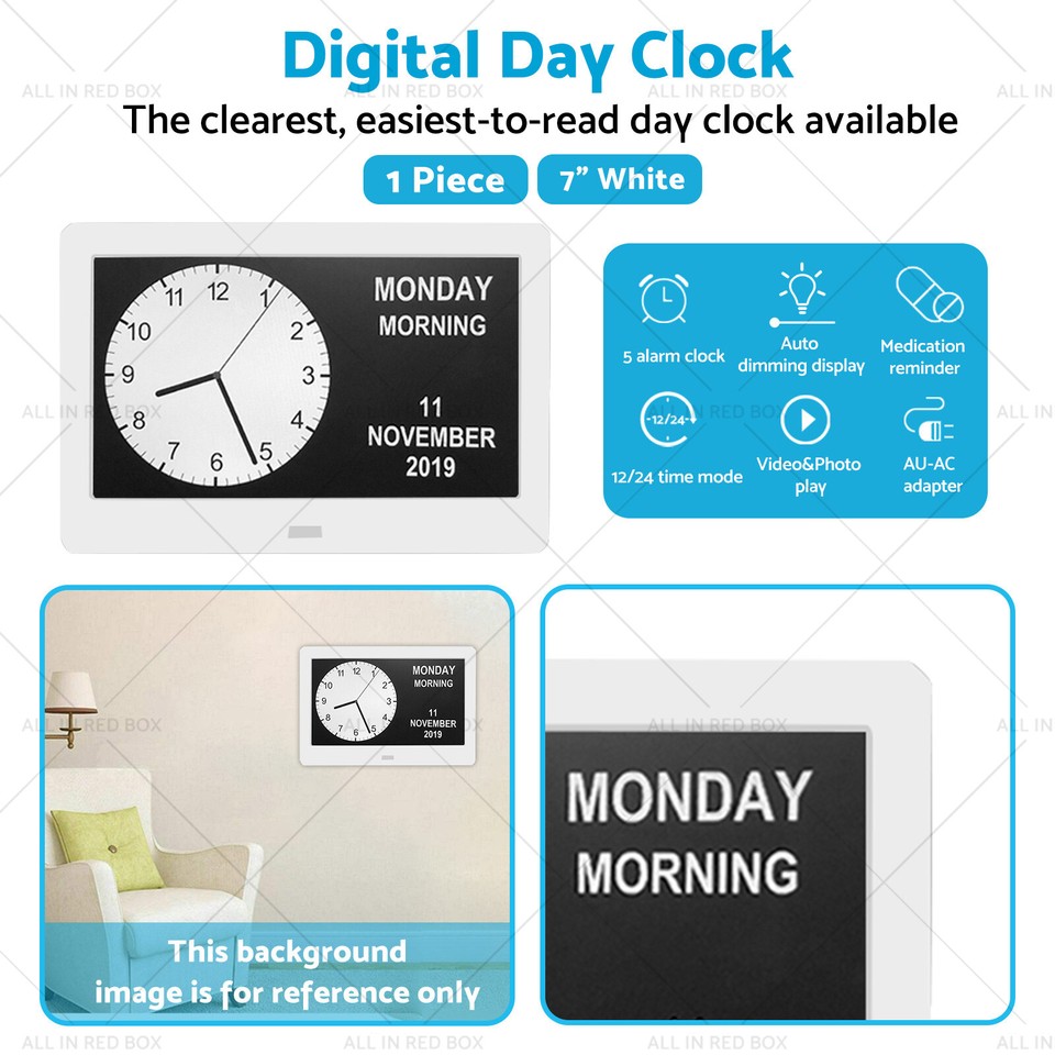 Digital Day Clock 7