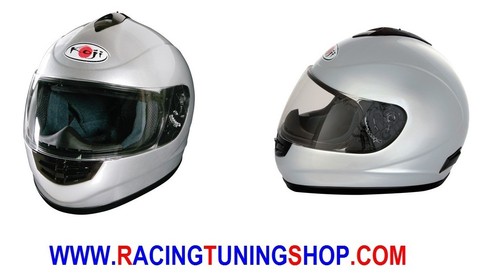 CASCO INTEGRALE MOTO KART KOJI TAGLIA S SILVER - FULL FACE HELMET SIZE S |  eBay