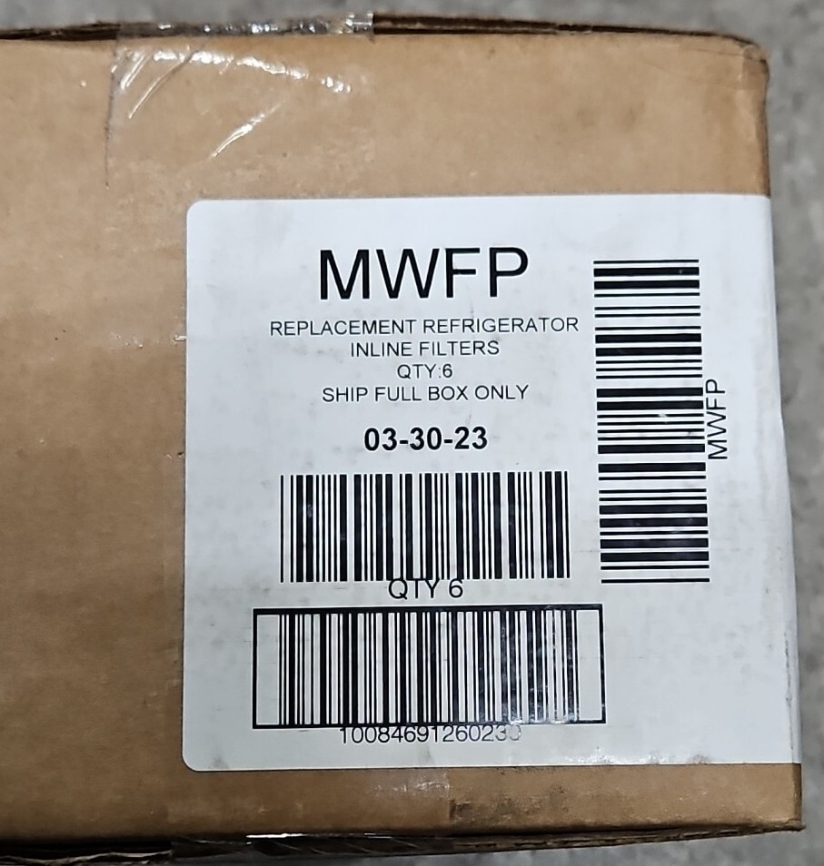 Lot of 6 Genuine GE Appliances MWF Refrigerator Replacement Water Filter New OEM