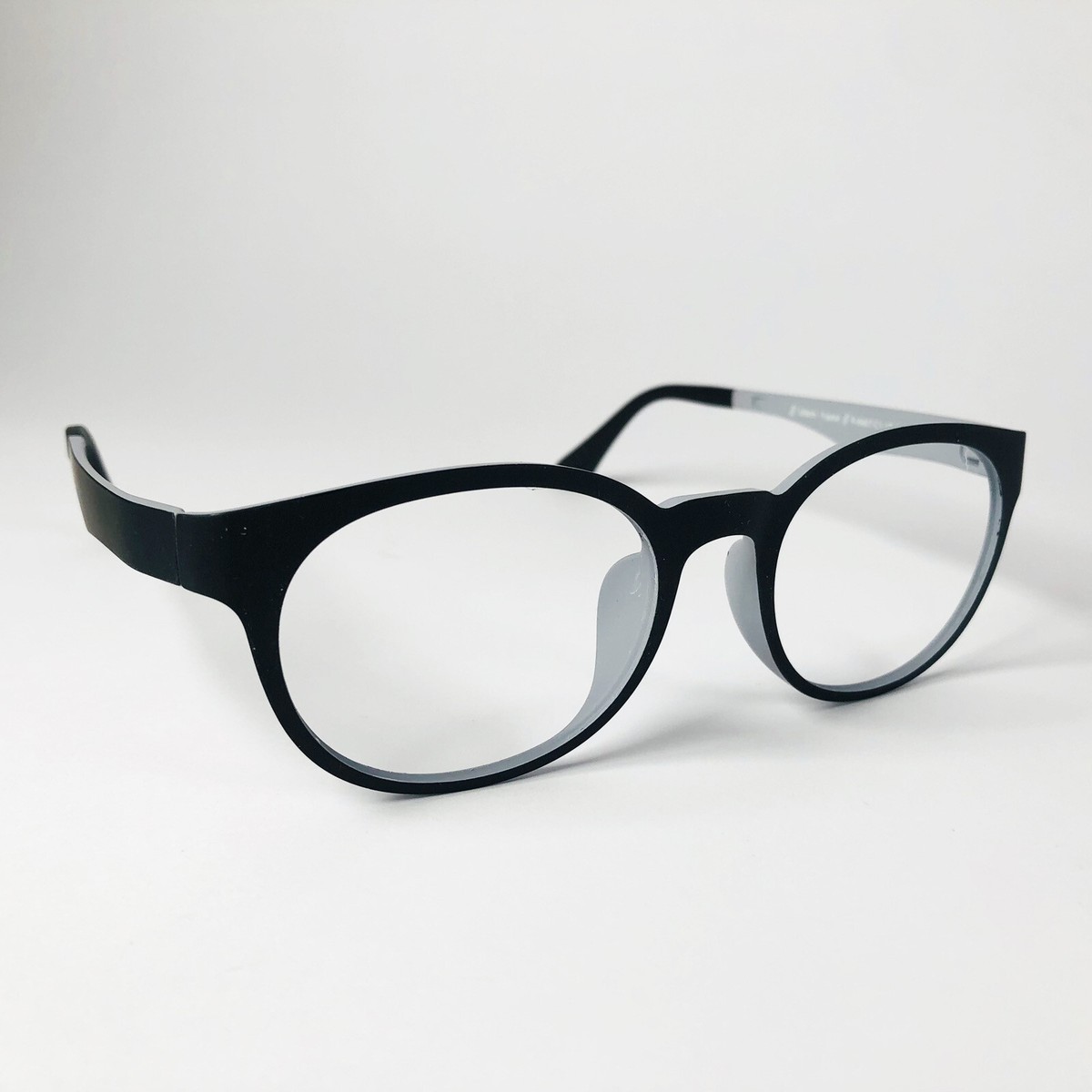 RMER eyeglasses TWO-TONE SATIN GREY ROUND glasses frame MOD: R