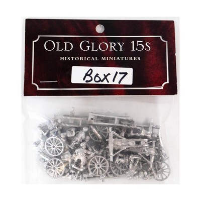 19th Century Minis Old Glory Boxer Rebellion 15mm  New Chinese Artille Pack New