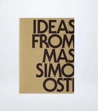 Rare IDEAS FROM MASSIMO OSTI Art Book Stone Island C.P. Company Tela Stella