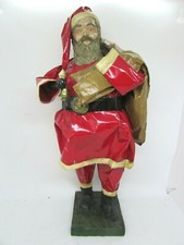 Vintage Paper Mache SANTA Figurine, 15"