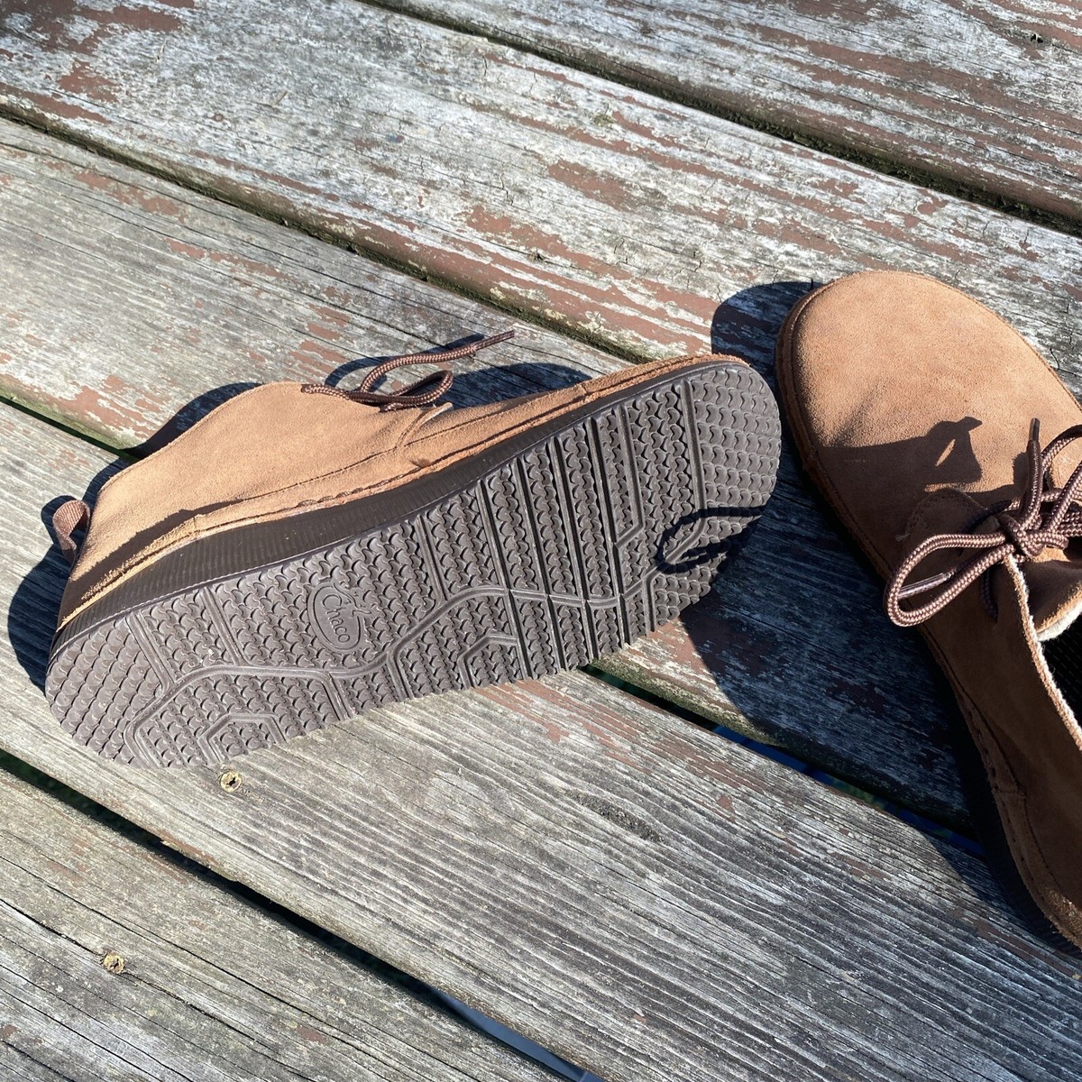 Chaco Men\'s Paonia Desert Boot Cinnamon Brown Suede Size 9 Gently Worn Once Chaco Paonia Chelsea Boots (For Men) - Save 64% main image 4