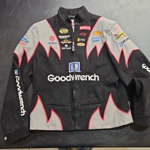 Vintage Chase Womens Medium NASCAR Kevin Harvick Goodwrench Sharktooth Jacket