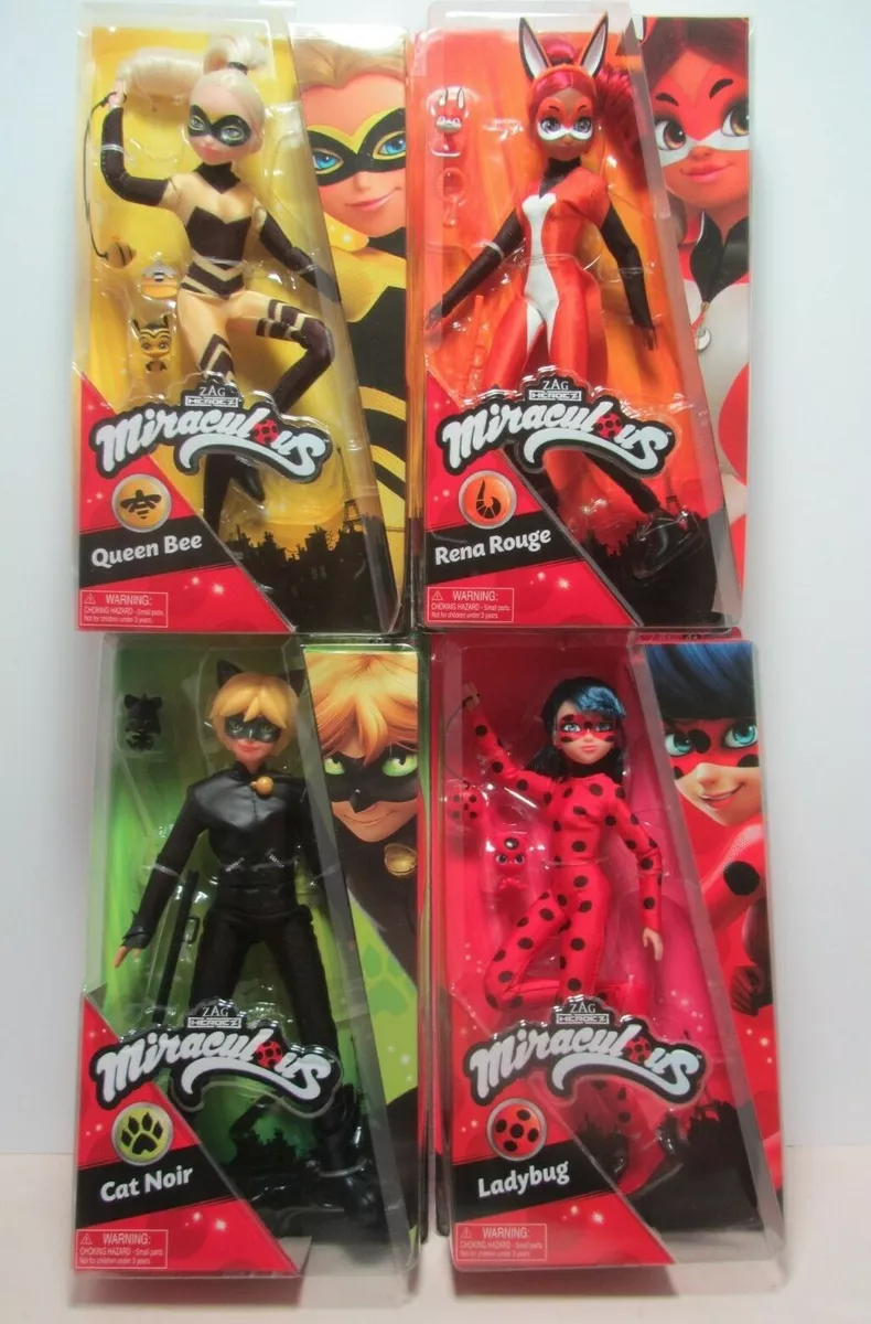 Miraculous Ladybug Dolls Set Of 4 Queen Bee Cat Noir Algeria