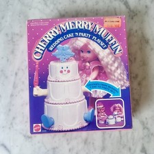 Cherry Merry Muffin Wedding Cake N Party Playset Mattel 1989 Vintage Nib