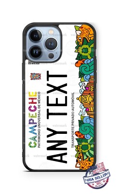 Campeche Mexico 2022 License Plate Personalized Phone Case for iPhone Samsung