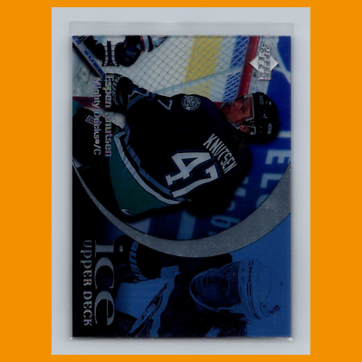 Espen Knutsen Rookie #44 1997 Upper Deck Ice Anaheim Mighty Ducks