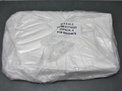 (25) Nilfisk Polyliner Bag 01710225, 38.5'' x 41.5'' Canister Vacuum Cleaner Liner
