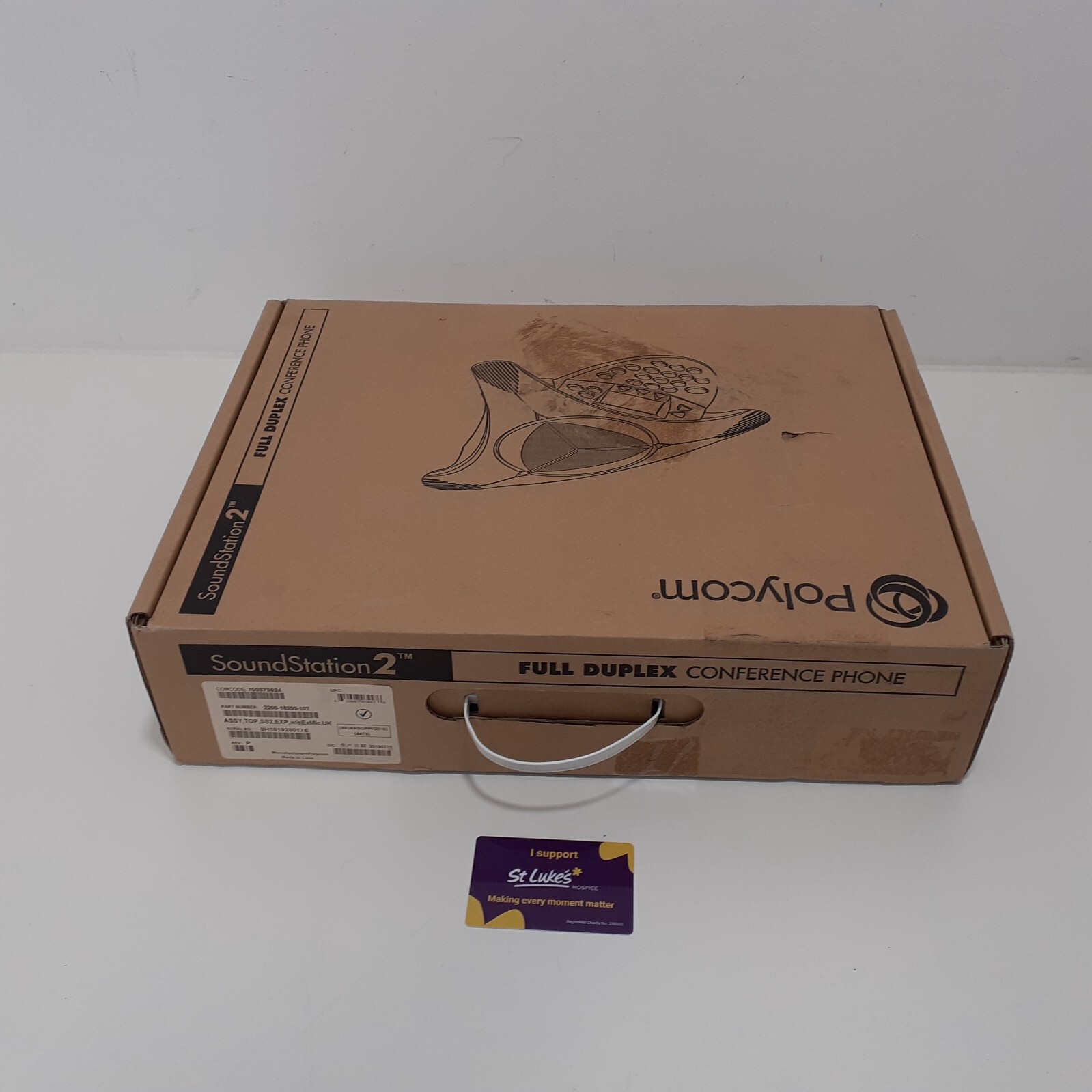 Poly/Polycom Soundstation IP 6000 POE SIP Conference VoIP Phone 2200-15600-001