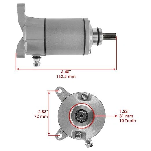 Brand New Starter for Suzuki LT-F230 Quadrunner 230 1986 1987 Foto 2 de 4