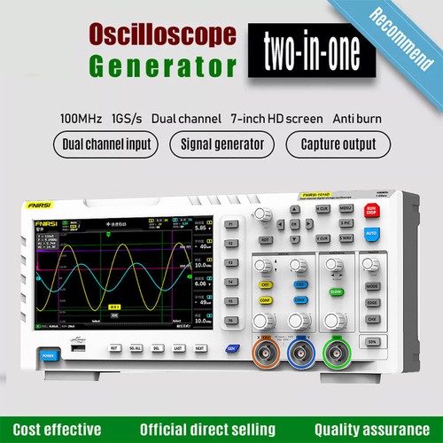 7" LCD 2 Channel Signal Generator Digital Storage Oscilloscope - Picture 9 of 13