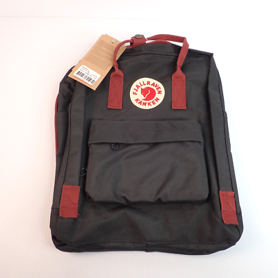 Fjallraven Patch Logo Kanken Water-Resistant Cotton Backpack BLACK 23510  W/TAGS 7392158891030|