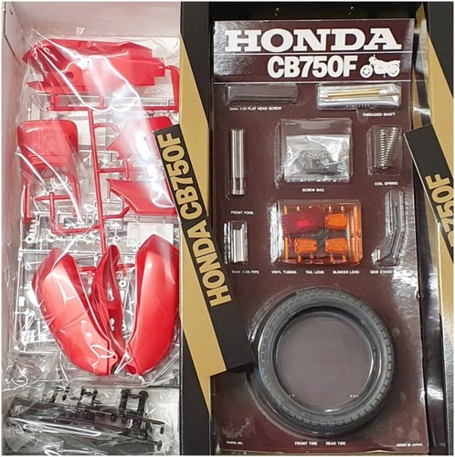 Tamiya 1/6 Scale Model Kit 16020 - Honda CB750F Motorbike - Picture 4 of 5