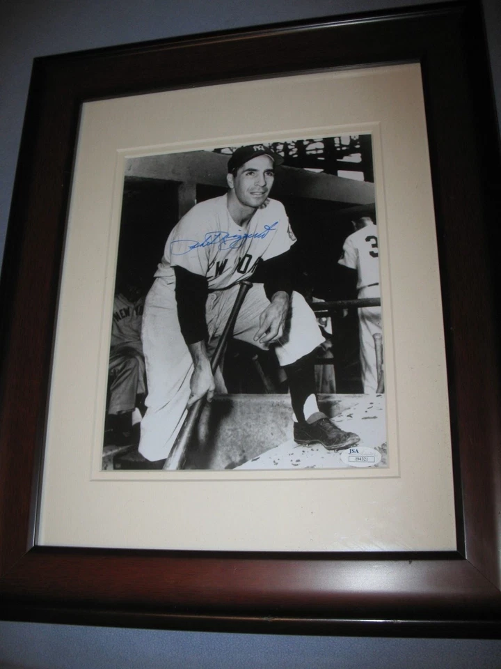 PHIL RIZZUTO SIGNED AUTOGRAPH MATTED FRAMED PHOTO 14"x17" COA BLACK & WHITE - Image 4 of 4