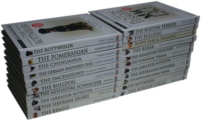 LOT Of 21 TERRA-NOVA BOOKS w/ DVDs Dog Training German Shepard Labrador Beagle