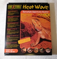 Reptile Heat Pad / Under Tank Heater / Exo-Terra / 10.5" X 11" / 16 Watt / New