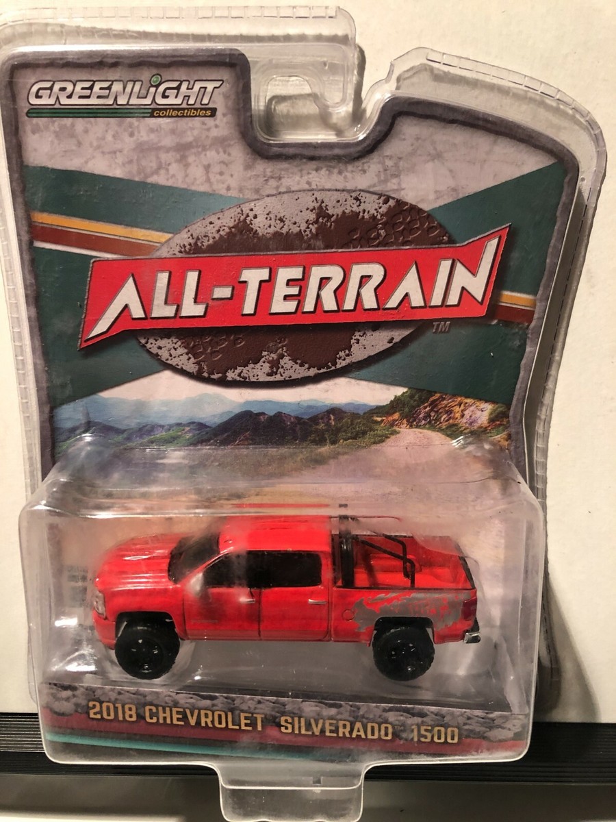 1/64 GREENLIGHT ALL TERRAIN 2018 CHEVROLET SILVERADO 1500