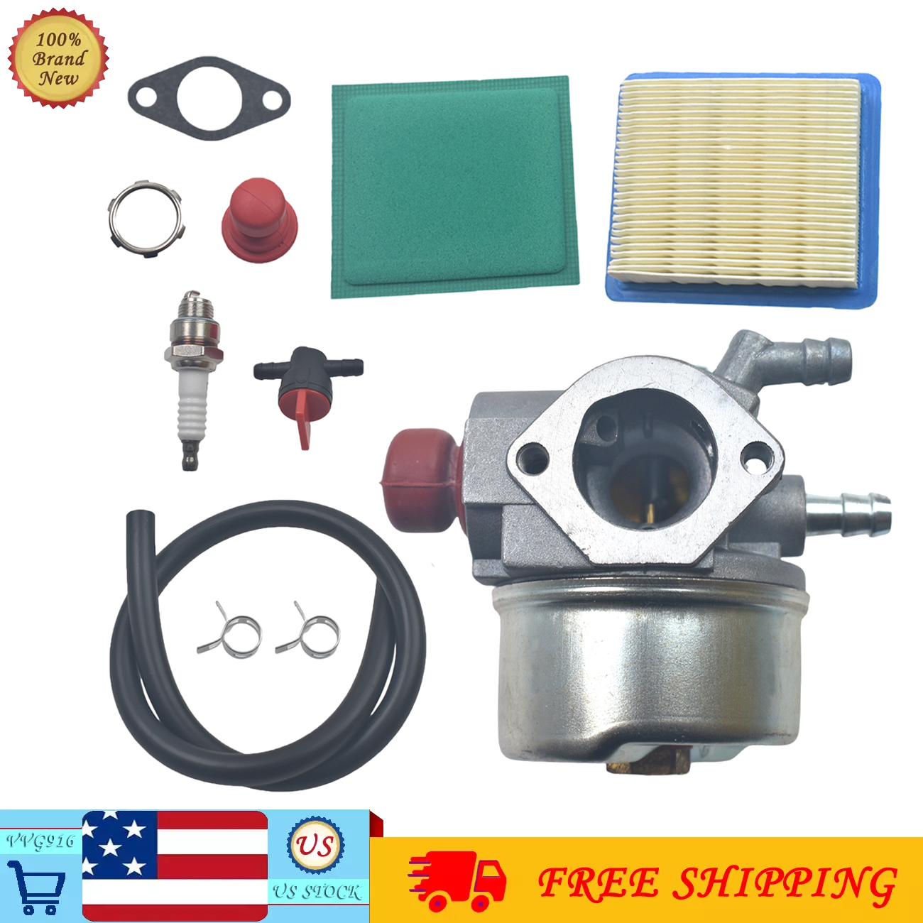 Carburetor For Tecumseh OHH50 OHH55 OHH60 OHH65 640025A 5.5 6.0 6.5 HP Engine