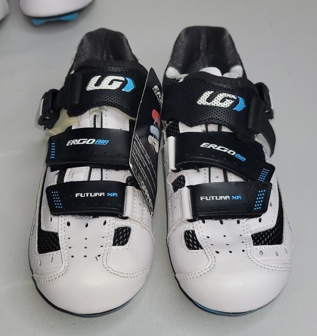 Louis Garneau Futura XR Mens Road Cycling Shoe Black White EU 43 Ergo Air Buckle Garneau Futura XR Shoes - Towpath Bike, Rochester New York main image 3