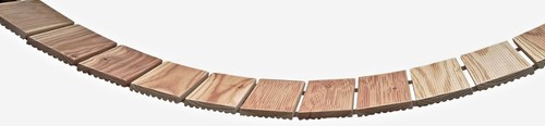 Hängebrücke für Katzen 16cm Outdoor Karabinerhaken Kletterwand Catwalk Douglasie - Bild 4 von 4