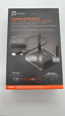j5create JVW120-N Jvw120 Wireless Extender For  Usb Cameras / Microphones