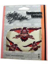 Harley Davidson Temporary Tattoos Eagle 62184 Great Quality Biker Halloween