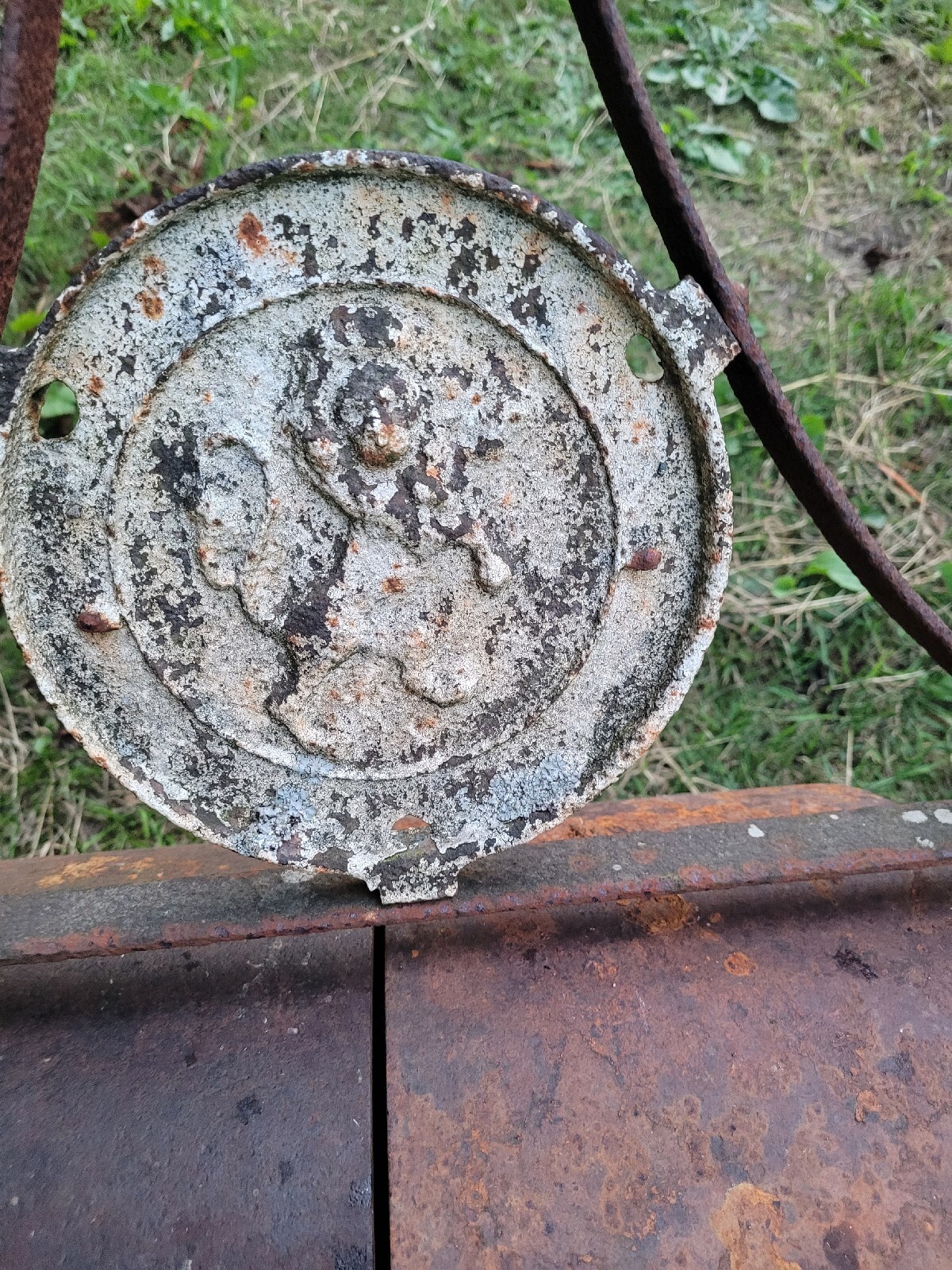 garden roller vintage cast iron eBay