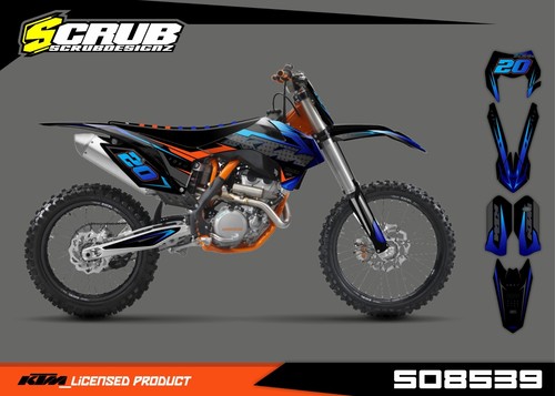Plastics + Graphics KTM 2014 2015 EXC EXC-F XC-W XCF-W- 125 250 300 350 450 500 - Picture 3 of 9