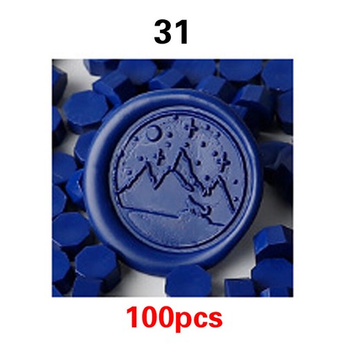 100Pcs Sealing Wax Beads Stamp Vintage DIY Wedding Invitation Envelope Making US - Picture 41 of 61