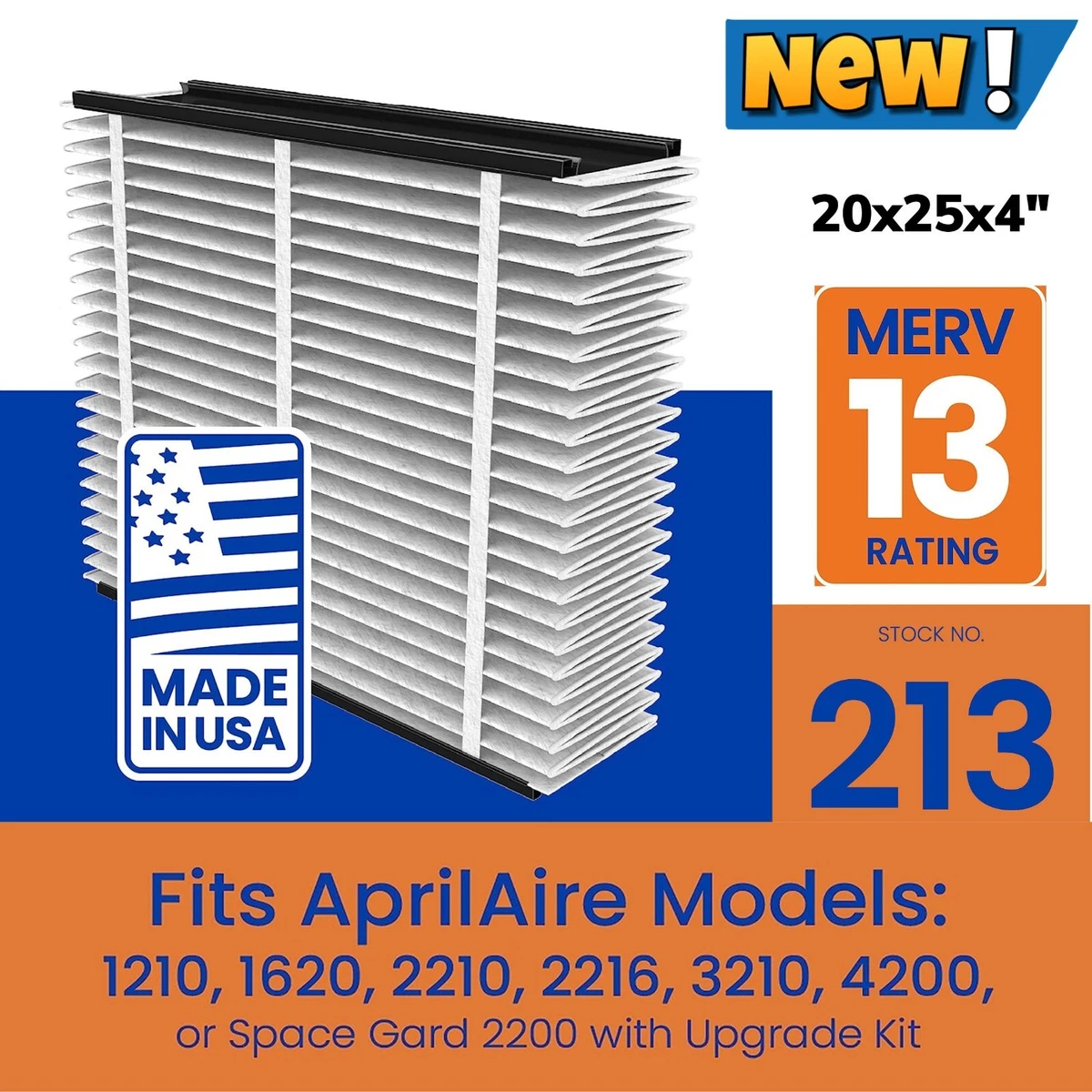 Replacement Filter for Aprilaire Air Purifier 1210 1620 2120 2200