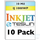 Inkjet Teslin Synthetic Paper For Making PVC-Like ID Cards - 10 Sheets