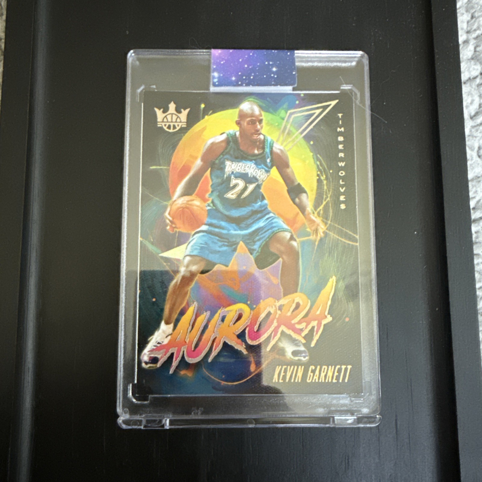 2019-20 Panini Court Kings Aurora Kevin Garnett #2 HOF Timberwolves