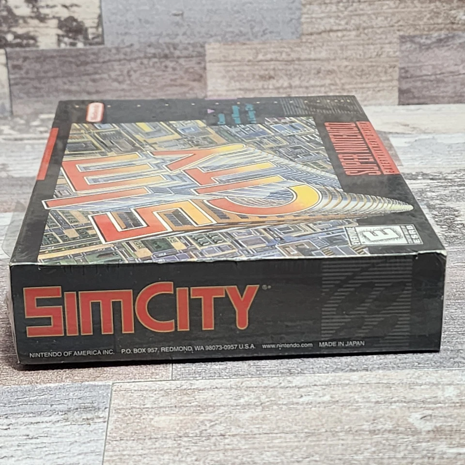 SUPER NINTENDO ENTERTAINMENT SYSTEM - SIM CITY - FACTORY SEALED READ - Image 3 of 4