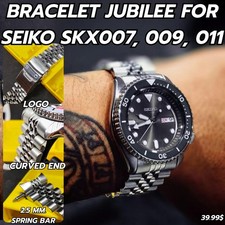 For Seiko SKX007 Classic Jubilee Watch band Stanless steel Bracelet 007 009 011